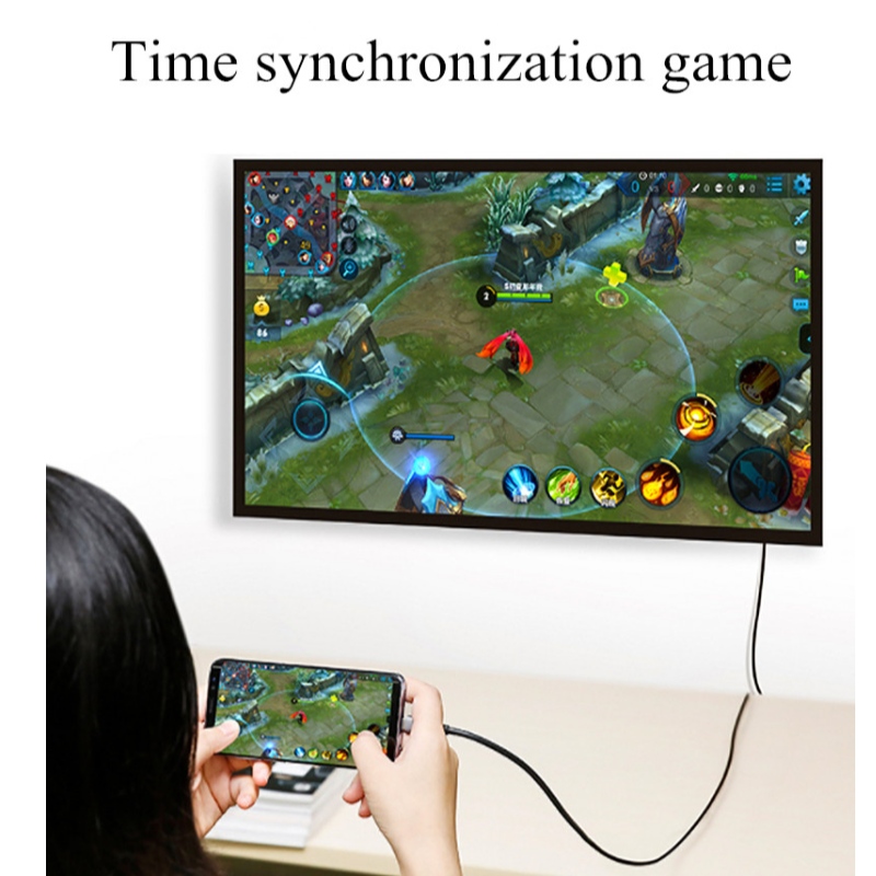 Cáp HDMI USB C aoc 50M (164ft) 4K * 2K @ 60Hz 10g cho Apple macbook Mobile Phone với HDTV được kết nối